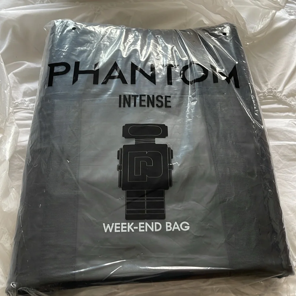 PACO RABANNE black large weeken bag
